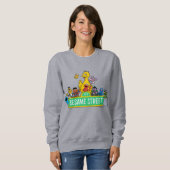 Sweatshirt Rue Sésame | Couleur complète avec Pals (Devant entier)
