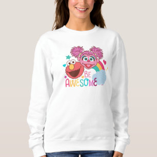 Sweatshirt Rue Sésame Elmo & Abby - Soyez génial