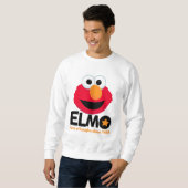 Sweatshirt Rue Sésame | Elmo Beaucoup de rires depuis 1984 (Devant entier)