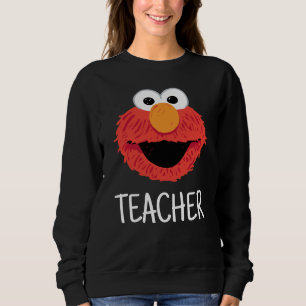 Sweatshirt Rue Sésame Elmo Face Teacher