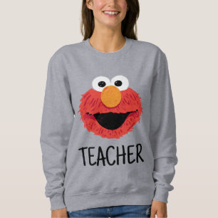 Sweatshirt Rue Sésame Elmo Face Teacher