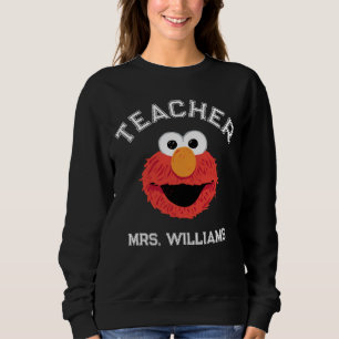 Sweatshirt Rue Sésame Elmo Face Teacher