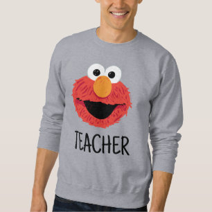 Sweatshirt Rue Sésame Elmo Face Teacher