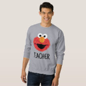 Sweatshirt Rue Sésame | Elmo Face Teacher (Devant entier)