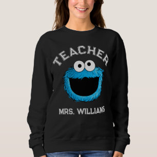 Sweatshirt Rue Sésame Enseignant de Cookie Monster