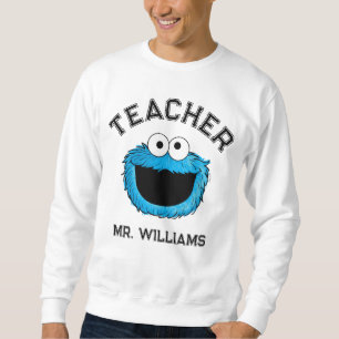 Sweatshirt Rue Sésame   Enseignant de Cookie Monster