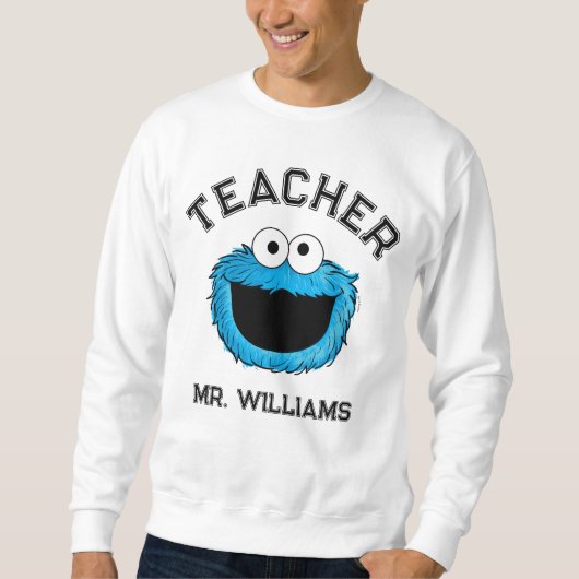 Sweatshirt Rue Sésame | Enseignant de Cookie Monster (Devant)