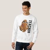 Sweatshirt Rue Sésame | Enseignant Vintage Snuffy (Devant entier)