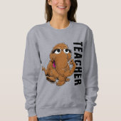 Sweatshirt Rue Sésame | Enseignant Vintage Snuffy (Devant)