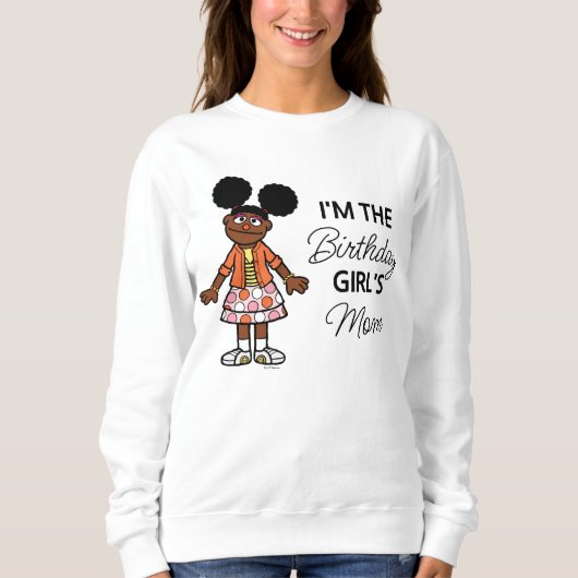 Sweatshirt Rue Sésame | Gabrielle Birthday Girl's Mom (Devant)