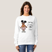 Sweatshirt Rue Sésame | Gabrielle Birthday Girl's Mom (Devant entier)