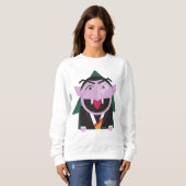 Sweatshirt Rue Sésame | Illustration Count von Count (Devant entier)