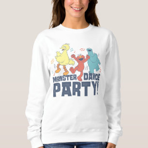 Sweatshirt Rue Sésame   Monster Dance Party