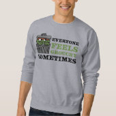 Sweatshirt Rue Sésame | Oscar le Grouch se sent Grouch (Devant)