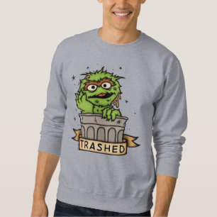 Sweatshirt Rue Sésame Oscar the Grouch Trashed