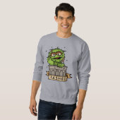 Sweatshirt Rue Sésame | Oscar the Grouch Trashed (Devant entier)