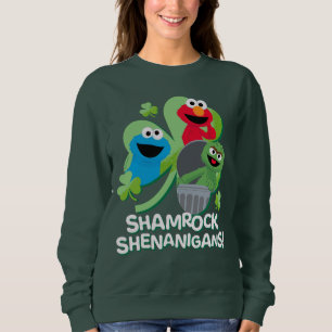 Sweatshirt Rue Sésame   Shenanigans shamrocks !