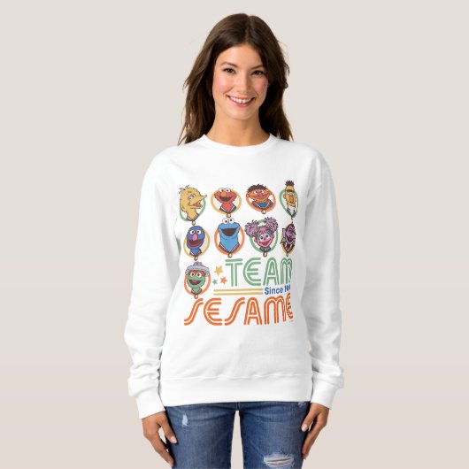 Sweatshirt Rue Sésame | Team Sesame depuis 1969 (Devant entier)