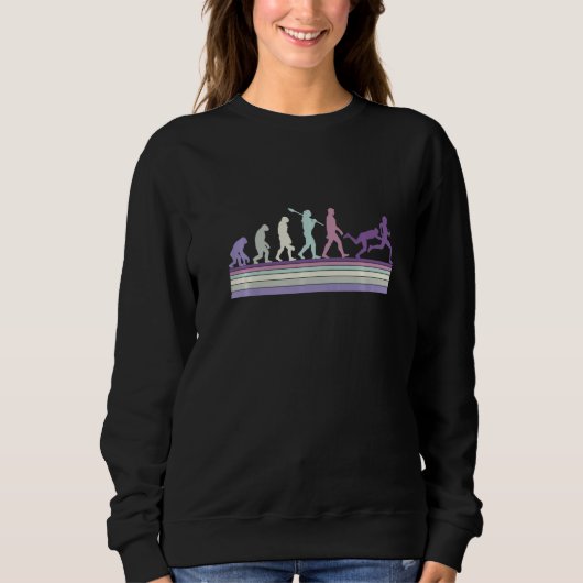 Sweatshirt Rugby Ball Sport Player Retro Evolution Rugby Team (Devant)