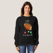Sweatshirt Rugby Call Me And I Must Go in French Premium (Devant entier)