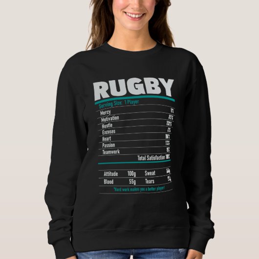 Sweatshirt Rugby Player  Rugby Coach Sports  Tournament Flank (Devant)