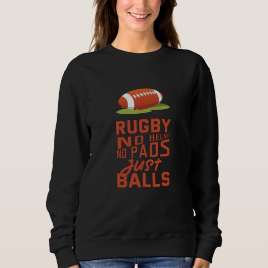 Sweatshirt Rugby Sport Cadeau (Devant)
