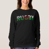 Sweatshirt Rugby Wales  Welsh Pride Flag (Devant)