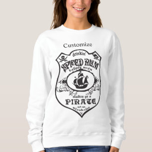 Sweatshirt Rum épicé Pirate Boisson Thunder_Cove