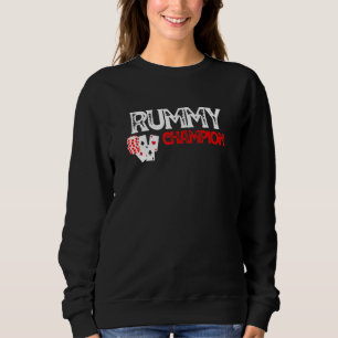 Sweatshirt Rummy Champion Casino Jeux Carte Graphisme