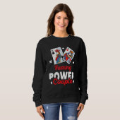 Sweatshirt Rummy Power Couple   Cute Matching Couples Rummy (Devant entier)