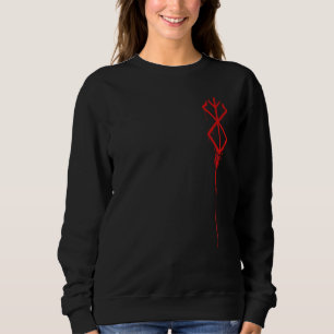 Sweatshirt Rune de Berserker Loup Viking Norvégien Guerrier S