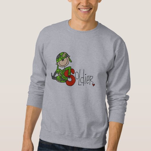 Sweatshirt S est pour Soldat (Devant)