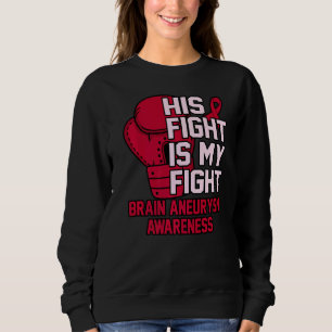 Sweatshirt Sa Lutte Est Mon Cerveau Combattre Aneurysme Sensi
