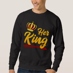 Sweatshirt Sa Parties scintillant King Gold