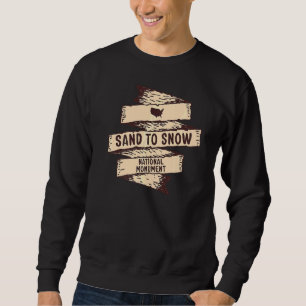 Sweatshirt Sable À La Neige Monument National Californie Vaca