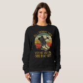 Sweatshirt Sable Dans Mes Bottes Musique De Pays Du Sud De L' (Devant entier)
