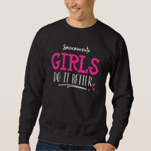 Sweatshirt Sacramento Girls Design - Nous Le Faisons Mieux
