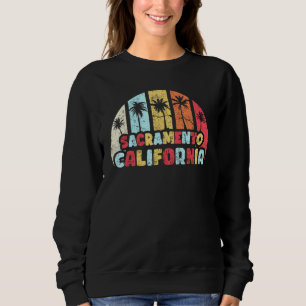 Sweatshirt Sacramento Vintage California Beach Retro Sacramen