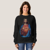 Sweatshirt Sacré Coeur de Jésus (Devant entier)