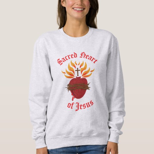 Sweatshirt Sacré-Cœur de Jésus (Devant)