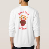Sweatshirt Sacré Coeur de Jésus version II (Dos)
