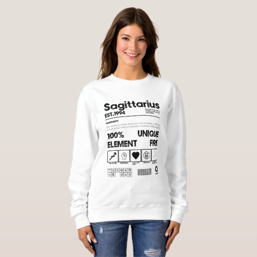 Sweatshirt Sagittaire 1994 (Devant entier)