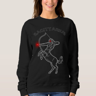 Sweatshirt Sagittarius Dark Astrology | Minimal Occult Zodiac