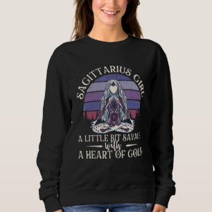 Sweatshirt Sagittarius Girl - Symbole Zodiaque Anniversaire H