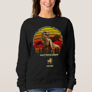 Sweatshirt Sagittarius Saurus Zodiac Archer (22 nov. 21 déc.)
