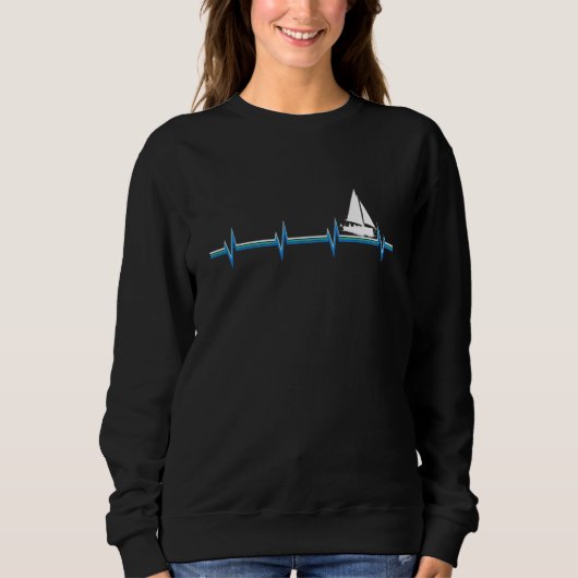 Sweatshirt Sailing sailboat catamaran owner skipper (Devant)