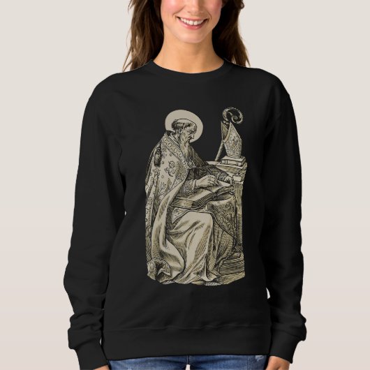 Sweatshirt Saint Augustin de Philosophe catholique (Devant)