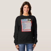 Sweatshirt Saint Bernard Chien Propriétaire de la race Funny (Devant entier)