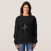 Sweatshirt Saint-Esprit Activation Léopard Jésus chrétien (Devant entier)