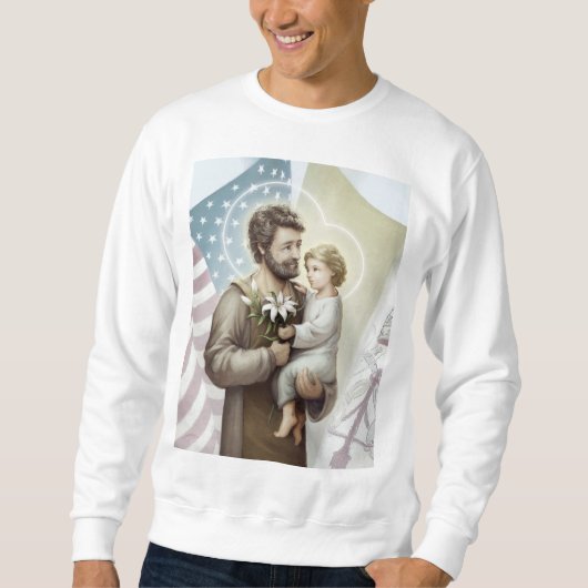 Sweatshirt Saint Joseph le Protecteur (Devant)